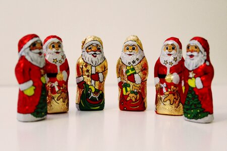 Christmas santa claus decoration photo
