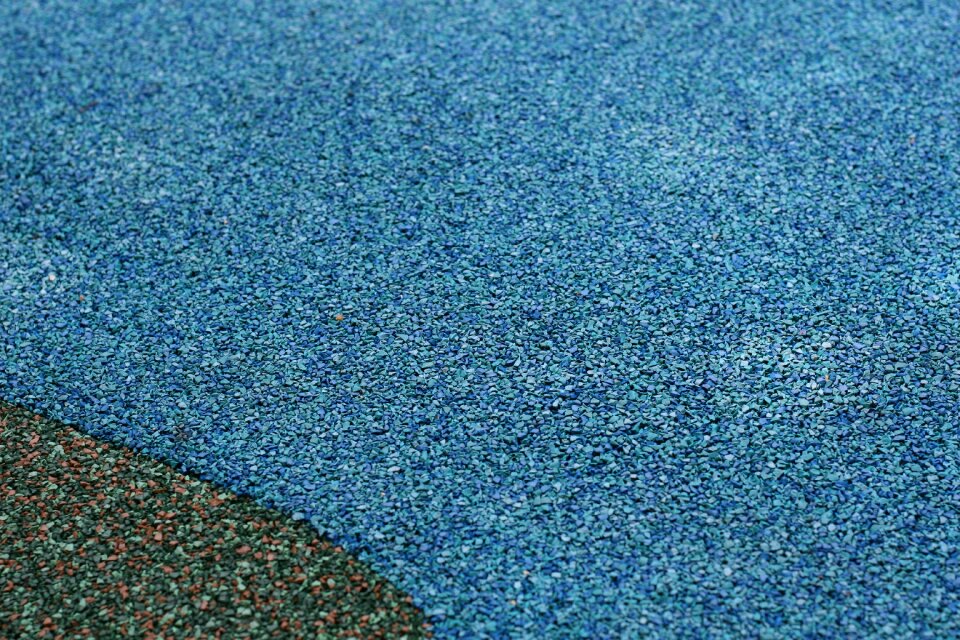 Rubber playground ground