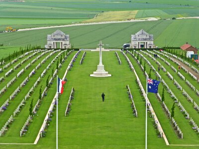 Graves commemoration military photo