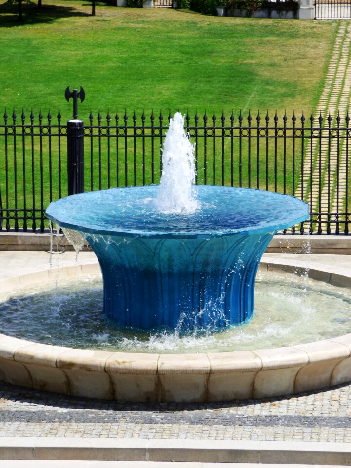 Flowing water stream of water transparency