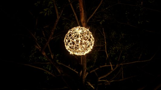 Lantern decorative night photo