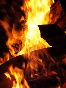 Blaze burn campfire