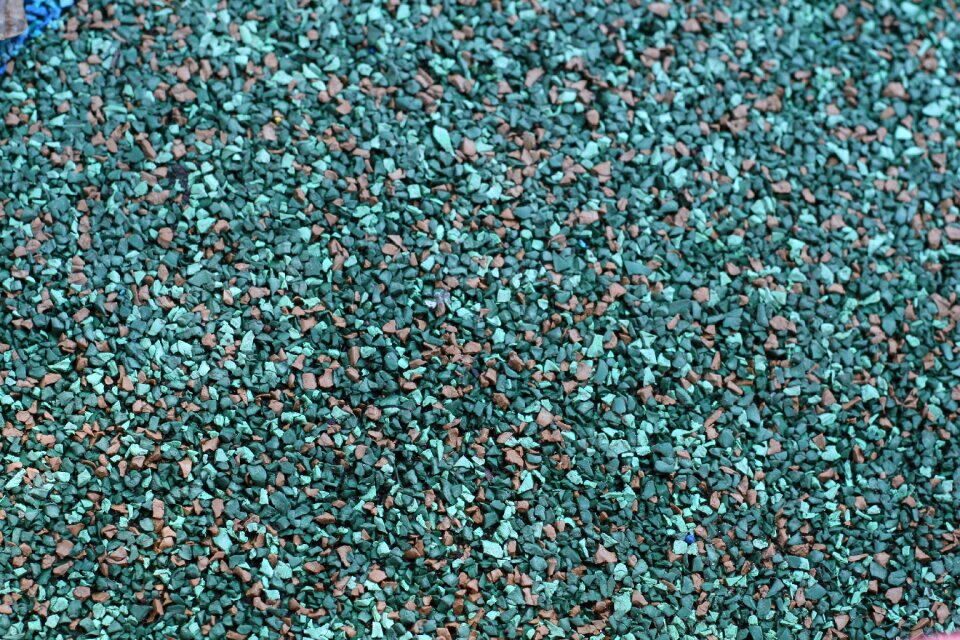 Rubber playground ground