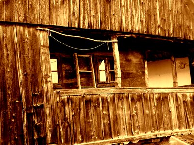 Old wood break up old