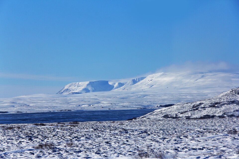 Sky wilderness icy