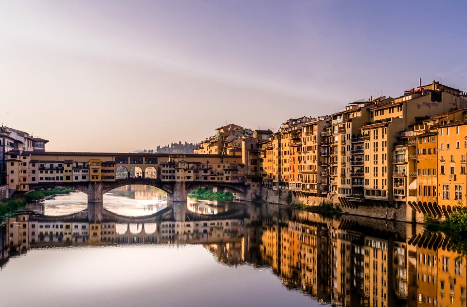 Italy river arno landscape