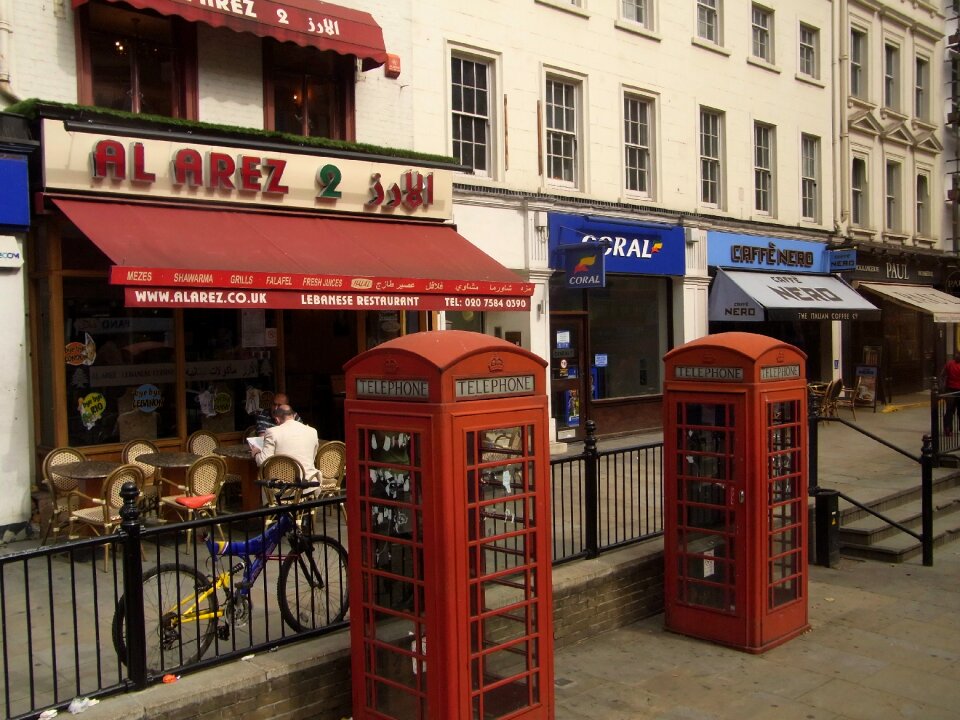 United kingdom phone box phone