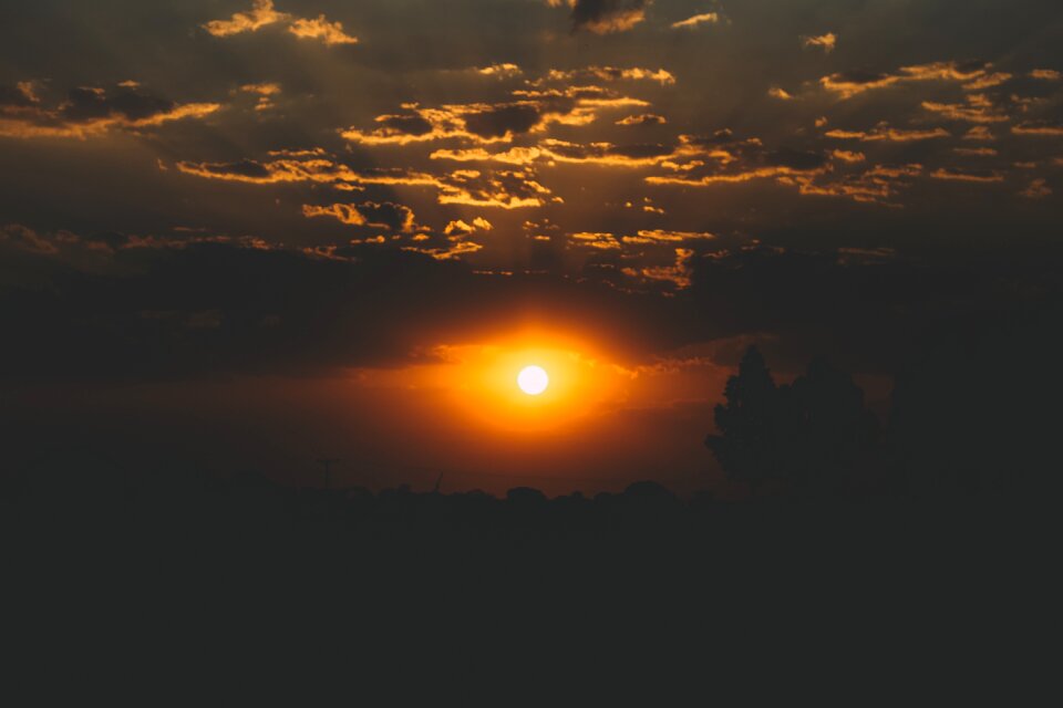 Eventide landscape brazil