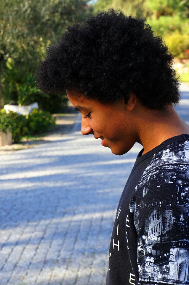 Male portrait smile
