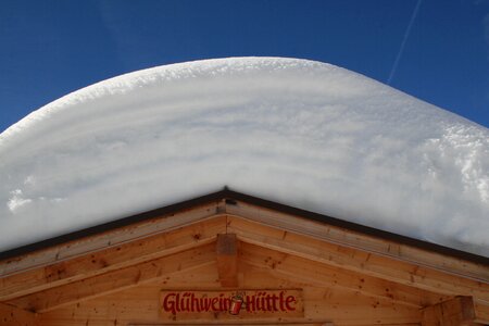 Mulled claret hut winter photo