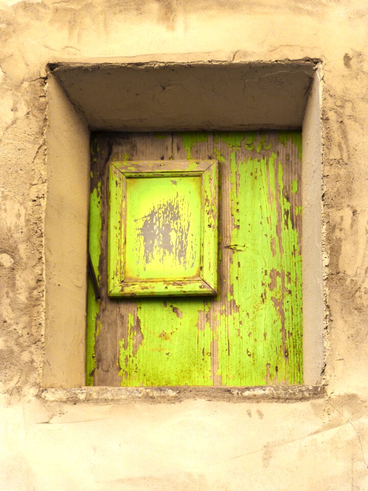 Window old wood