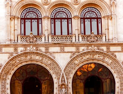 Lisbon facade archtecture photo