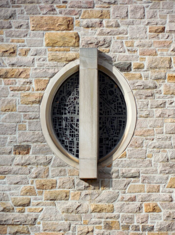 Stained glass church