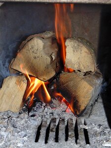 Stove winter wood photo