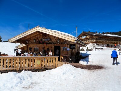 Ski poles ski area winter sports