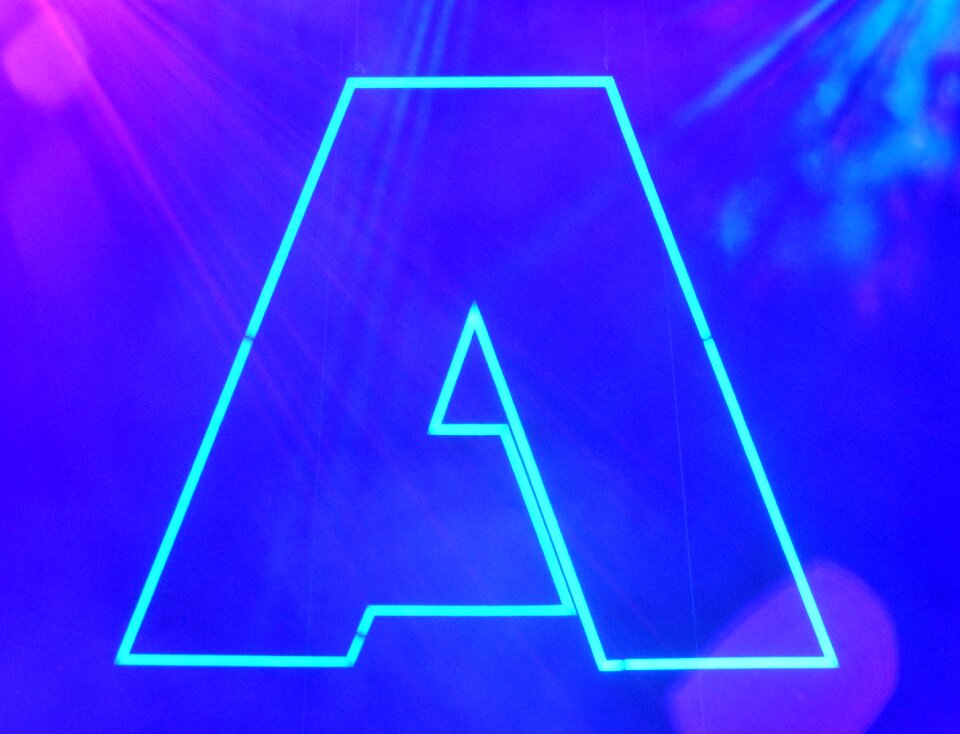 Alphabet neon light