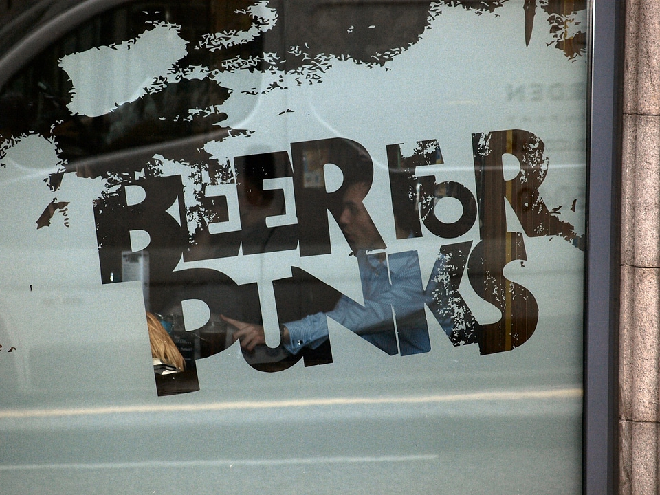 Punks celebrate drink