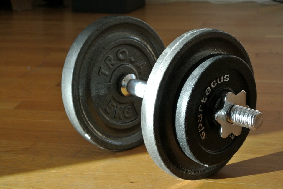 Dumbbell weight training