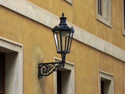 Street lamp the light bulb shine photo