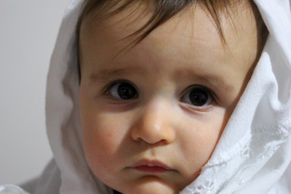 Toddler innocent portrait