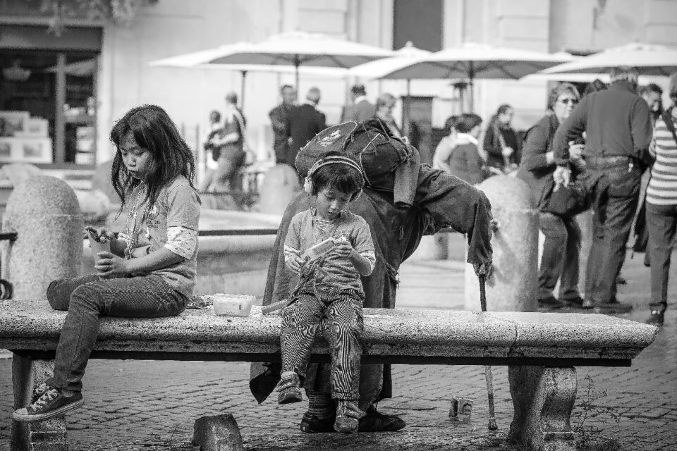 Street people beggar