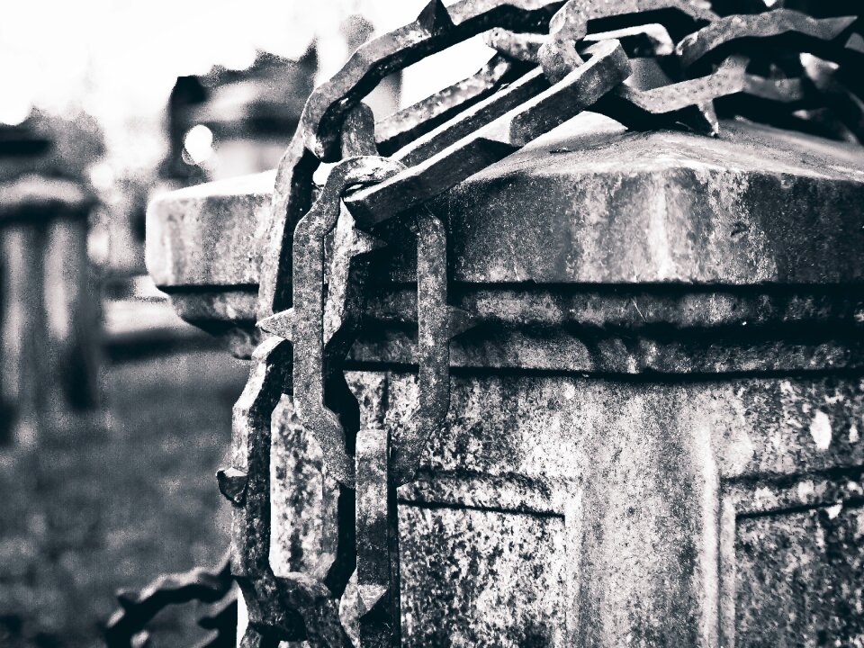 Resting place old cemetery atmosphere