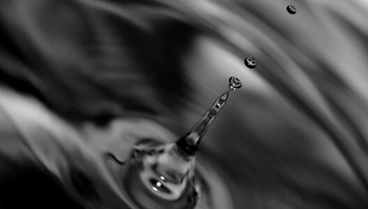 Water drip drop of water