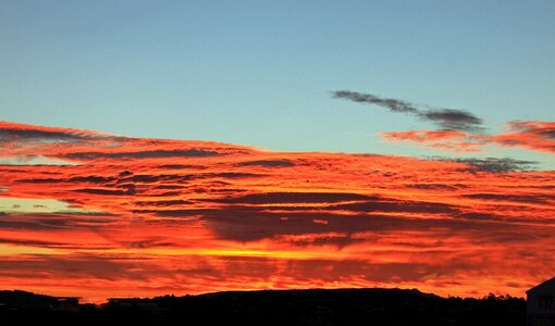 Mood sky red