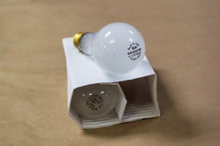 Light lamp filament photo