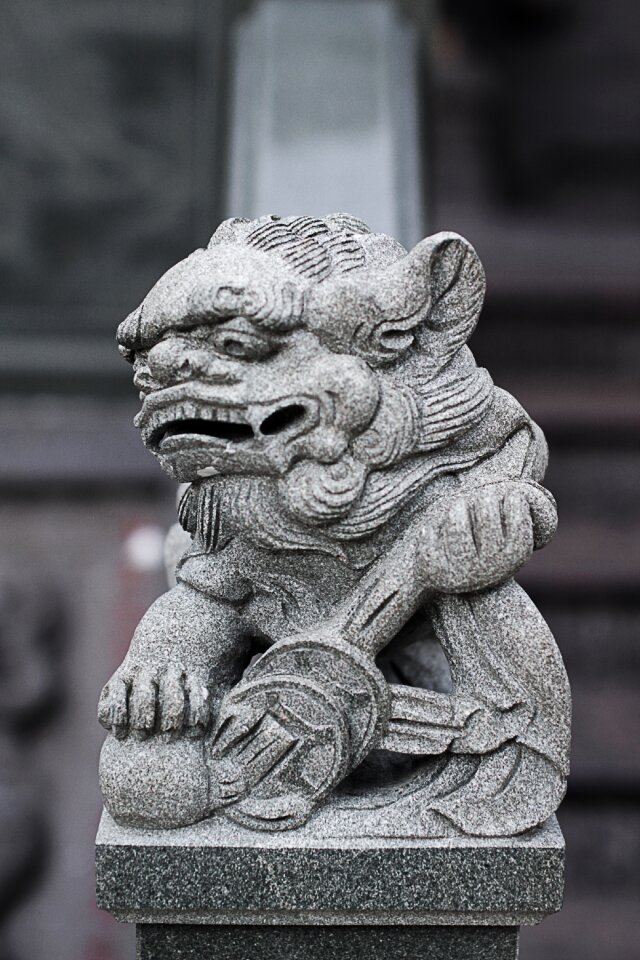 Stone lion buddhism taiwan