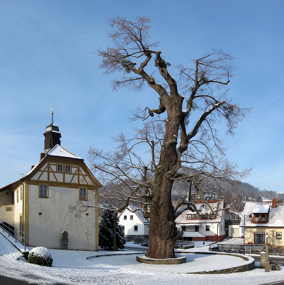 Haselbach winter germany