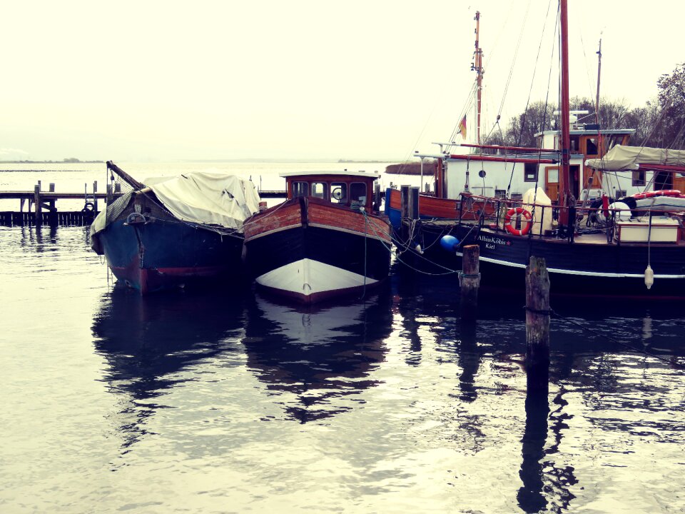 Baltic sea boats wooden ship