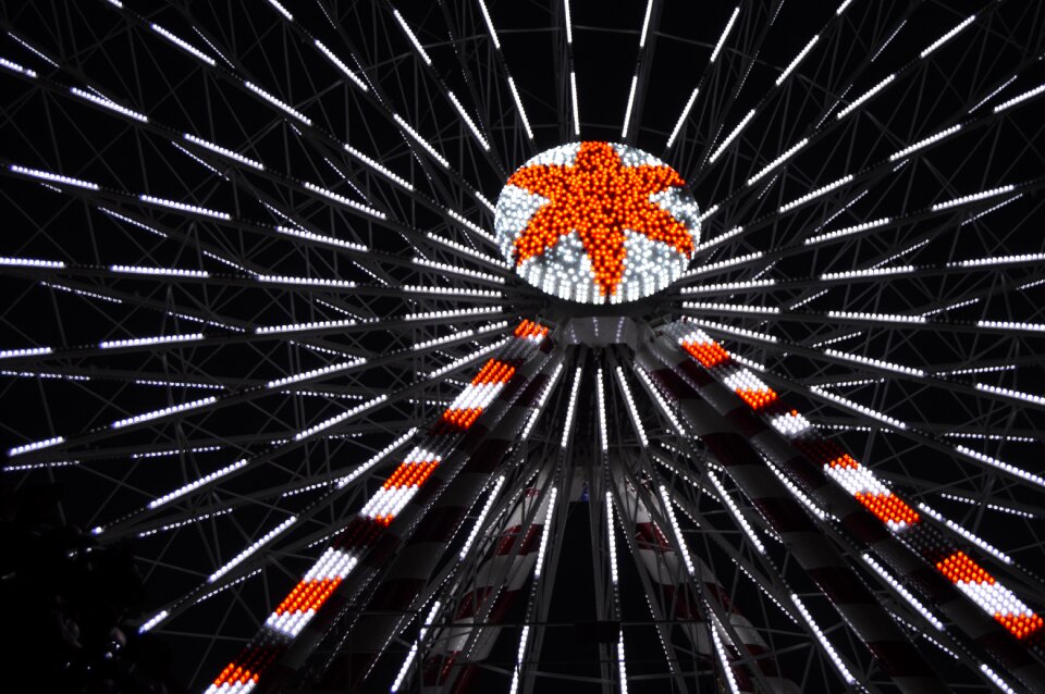 Explosion light night