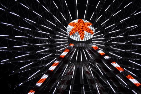 Explosion light night