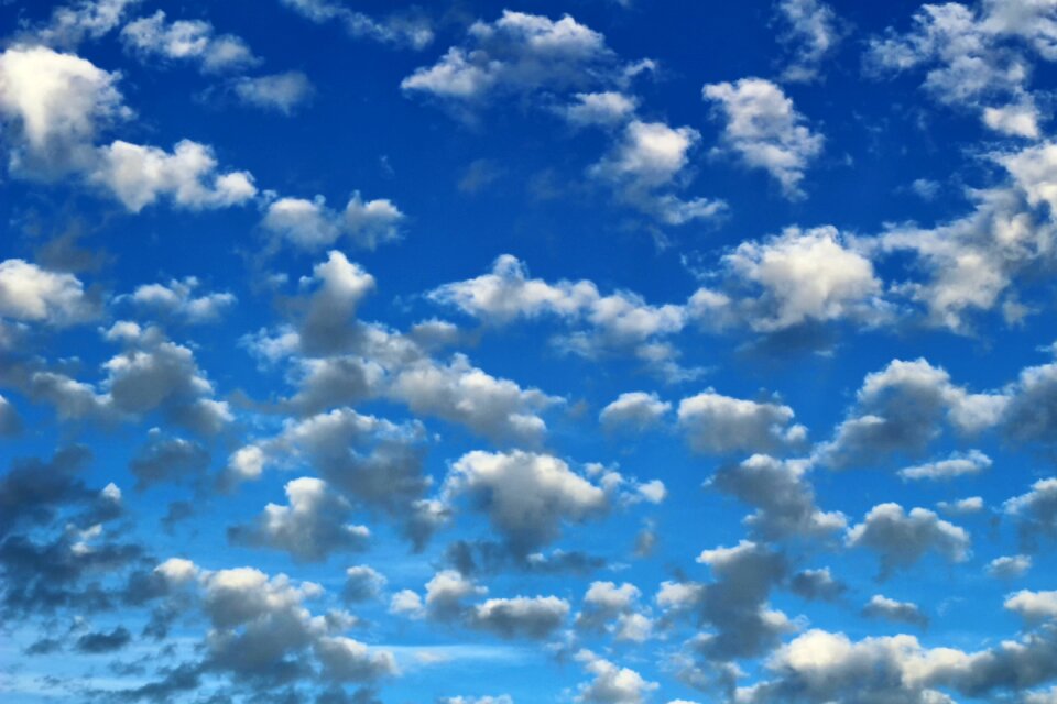 Blue sky blue clean