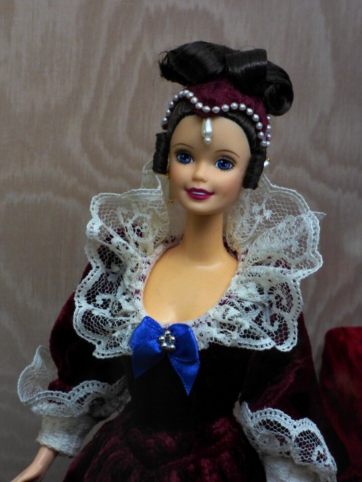 Hair retro wedding dress