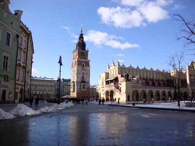 Cloth hall sukiennice monument the market