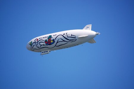 Airship float sky photo