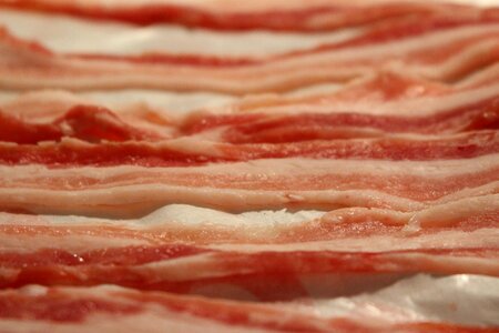 Bacon sliced Free photos
