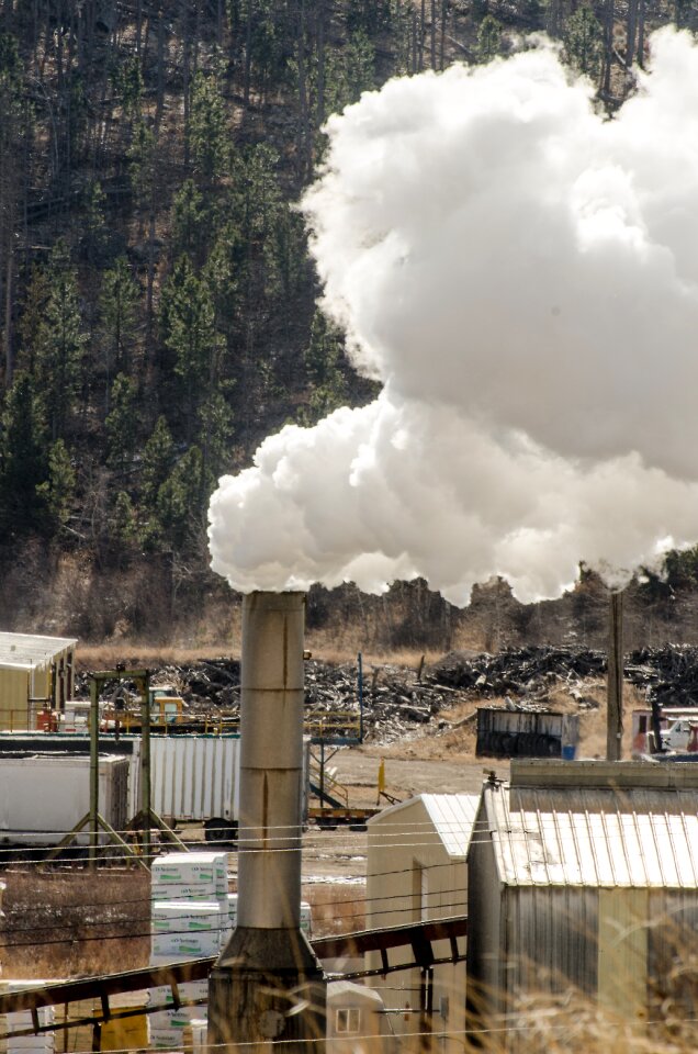 Chimney lumber smokestack