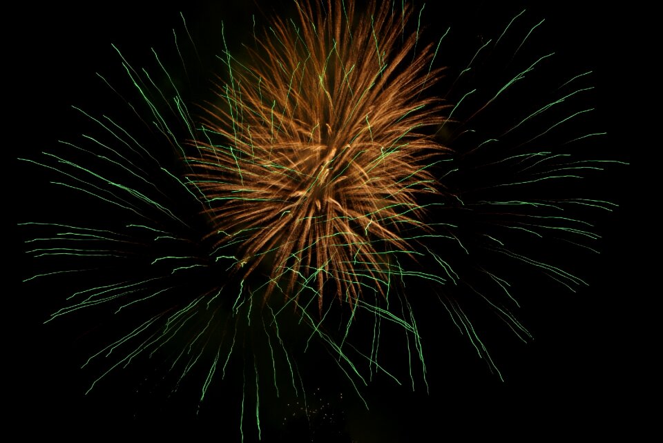 New year fireworks party