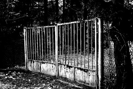 Entrance cordon off closed