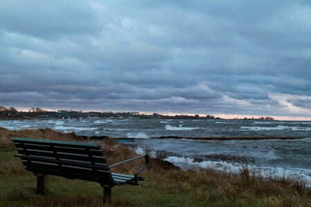 Sea shore weather photo