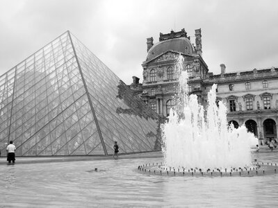 Paris gallery pyramid photo