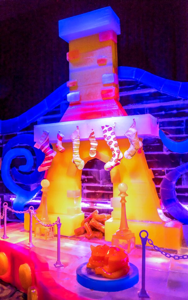 Ice exhibition winter