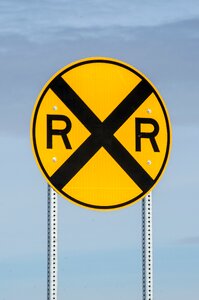 Rail road warning photo