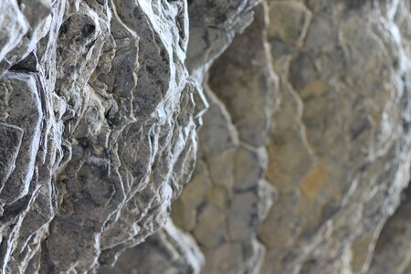 Layered limestone nature photo