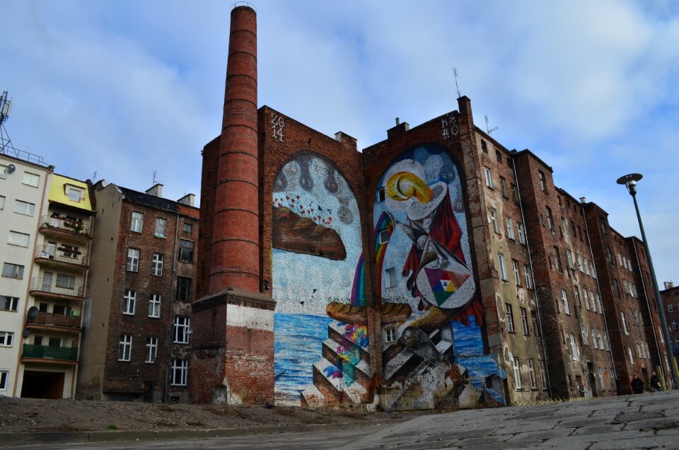 Poland wrocław mural