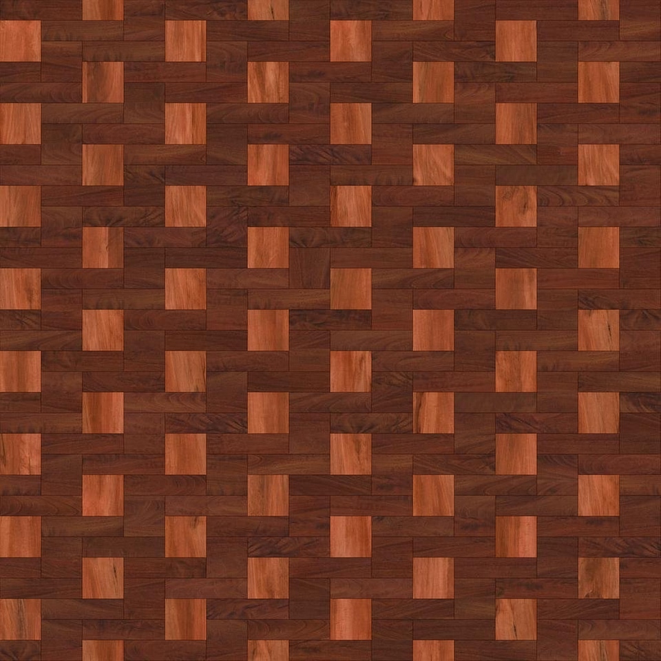 Wood floor paneling brown