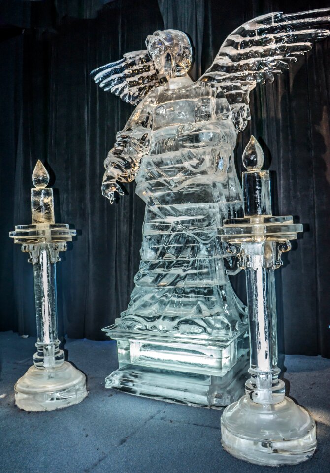 Ice exhibition winter